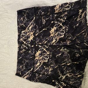 Constantly Varied Gear Black and Cream Athletic Shorts